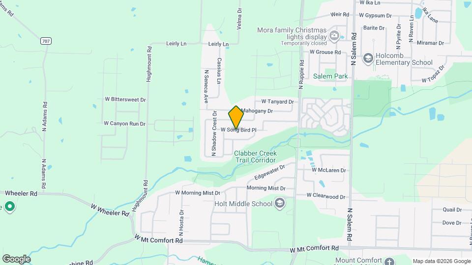 4071 W Song Bird Pl Map and Location Details