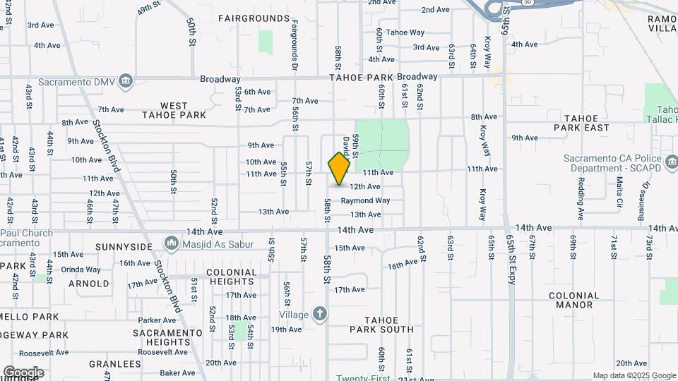 5820 12th Ave Map and Location Details