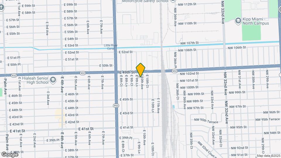 4796 E 10th Ave Map and Location Details