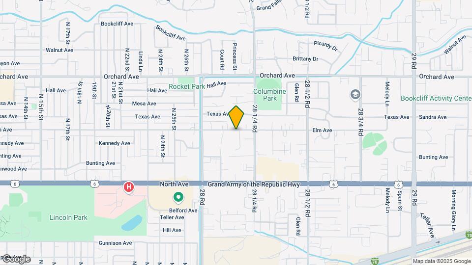 2819 Elm Ave Map and Location Details