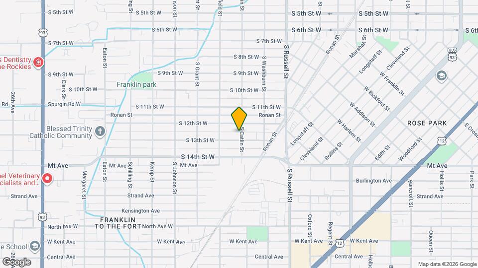 1425 S Catlin St Map and Location Details