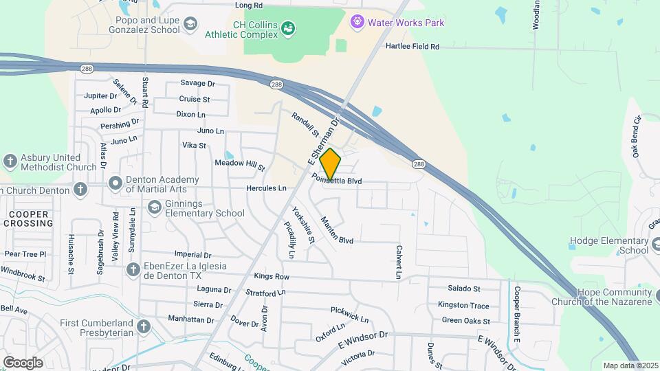 1314 Poinsettia Blvd Map and Location Details