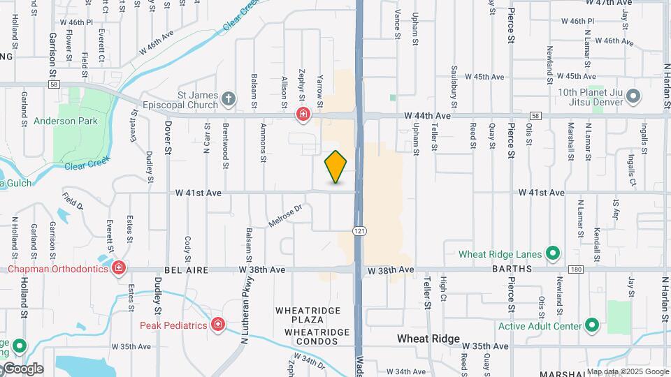 7665 W 41st Ave Map and Location Details