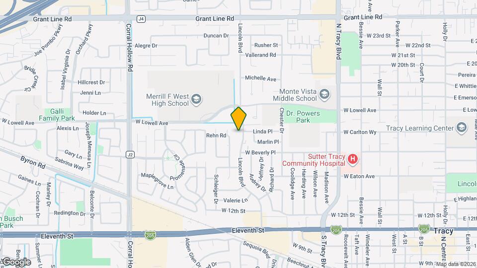 Tracy Sunrise Apartments Mapa y Detalles de la Ubicación
