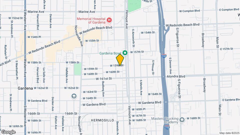 1030 W 159th St Map and Location Details