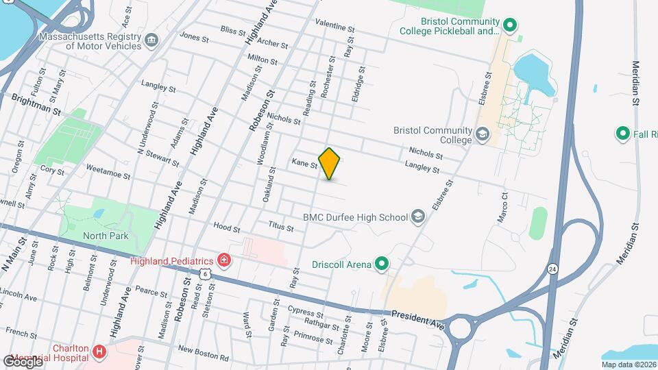 645 Florence St Map and Location Details