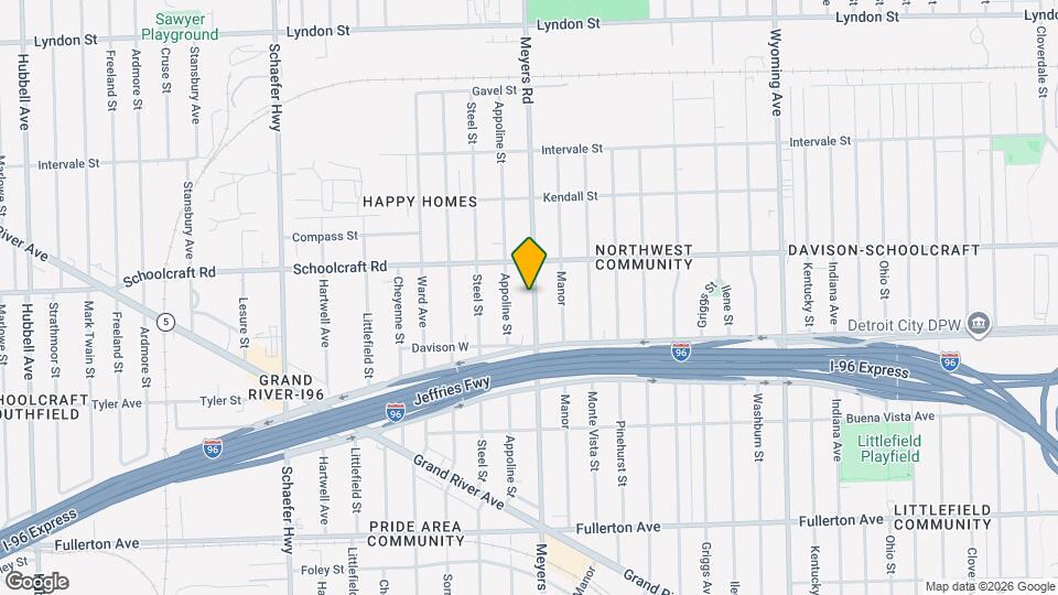 13593 Meyers Rd Map and Location Details