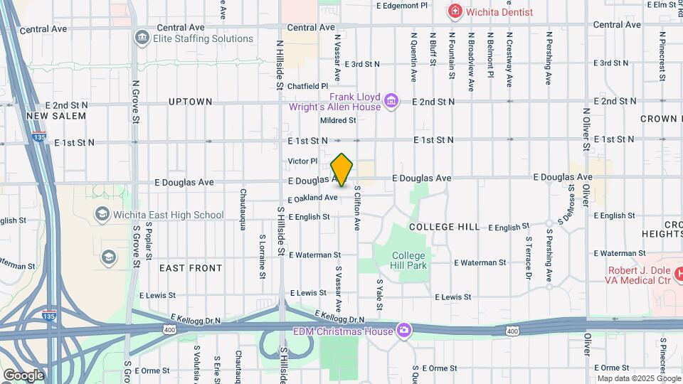 3336 E Oakland Ave Map and Location Details