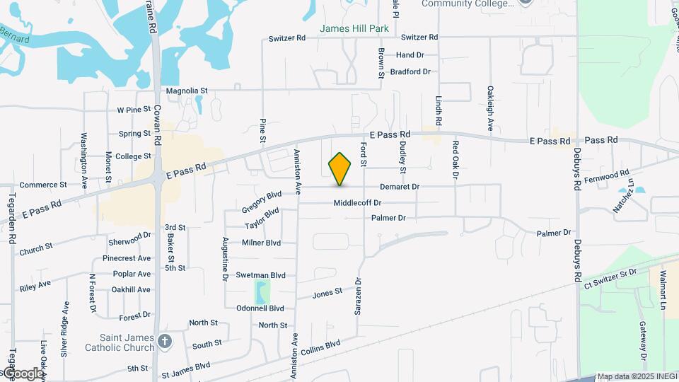 2320 Demaret Dr Map and Location Details