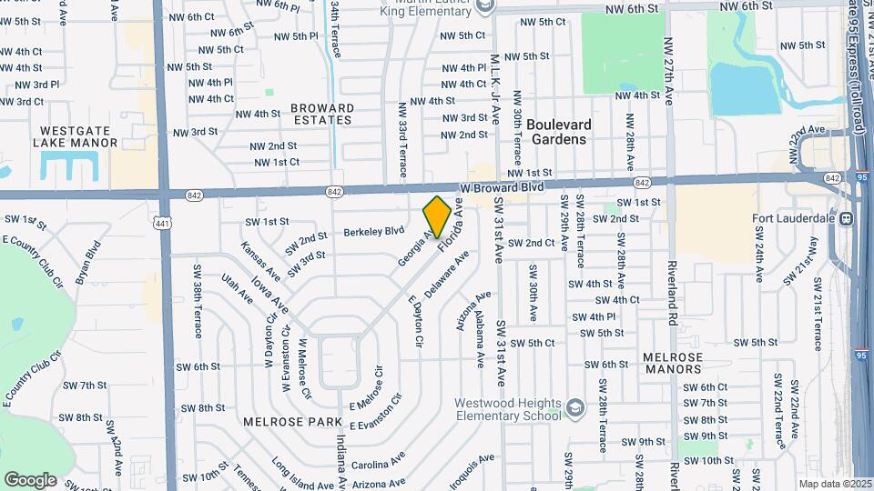 261 Florida Ave Map and Location Details