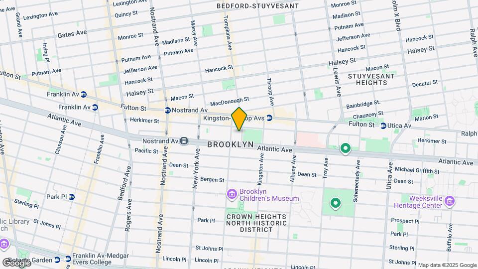 3BR 2.5BA Garden Level Duplex in Bedstuy T Map and Location Details