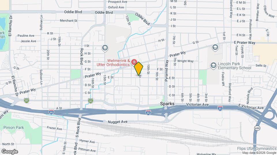 1100 E St Map and Location Details