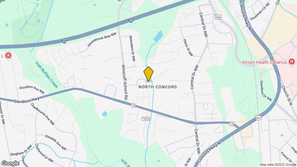 432 Winecoff Woods Dr NW Mapa y Detalles de la Ubicación