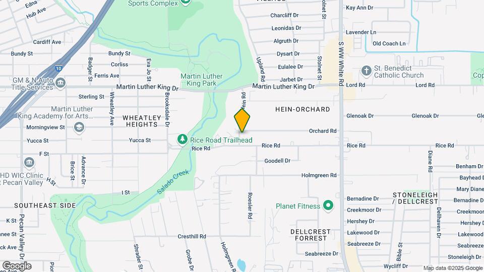 1410 W Hein Rd Map and Location Details