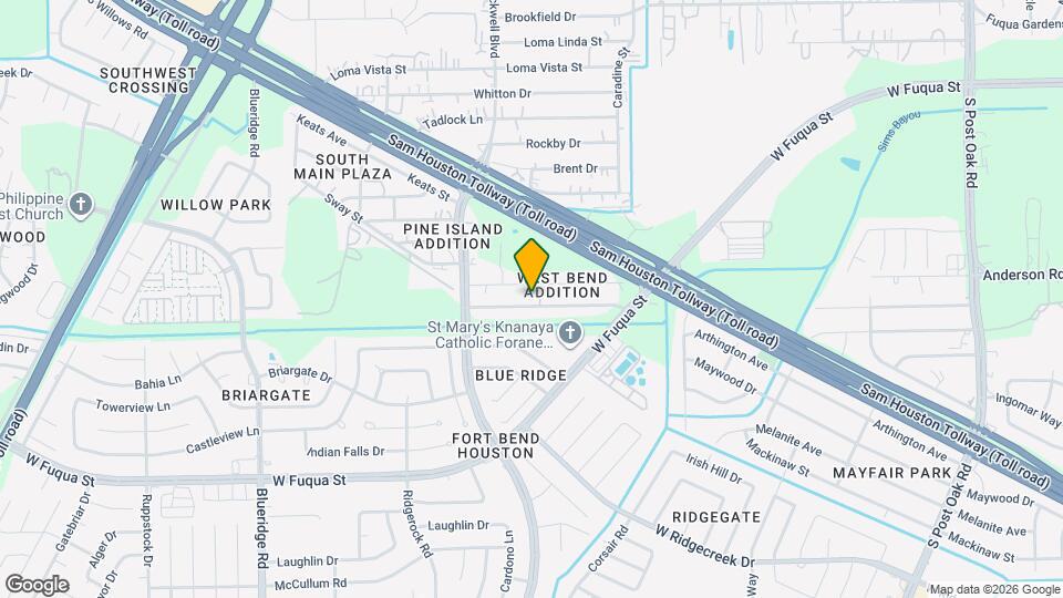 6426 W Bend St Map and Location Details