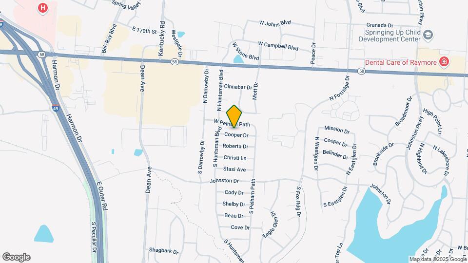 1700 Cooper Dr Map and Location Details