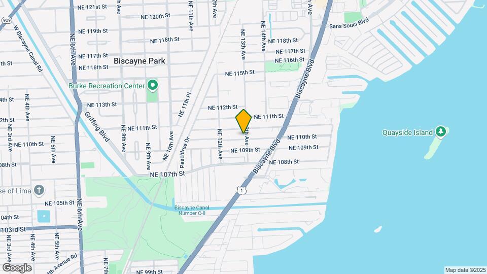 1293 NE 110th St Map and Location Details