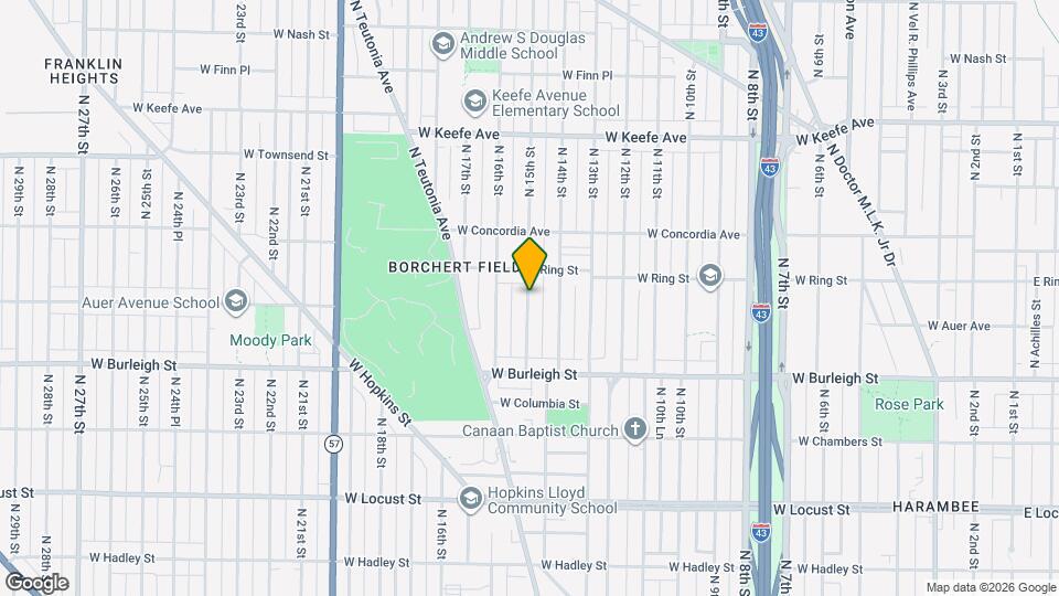 3211 N 15th St Map and Location Details