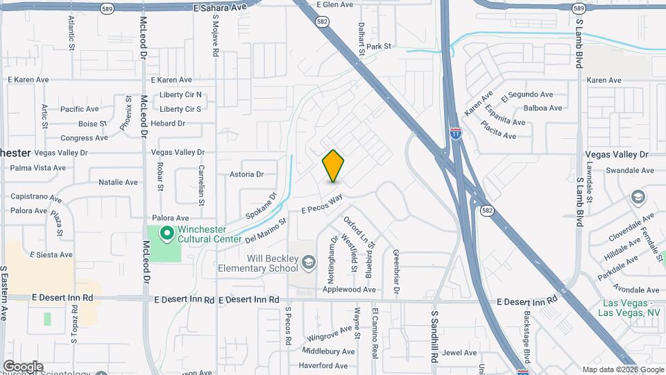 423 Las Casitas Way Map and Location Details