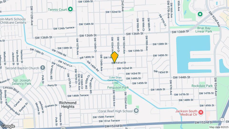 10280 SW 141st St Map and Location Details