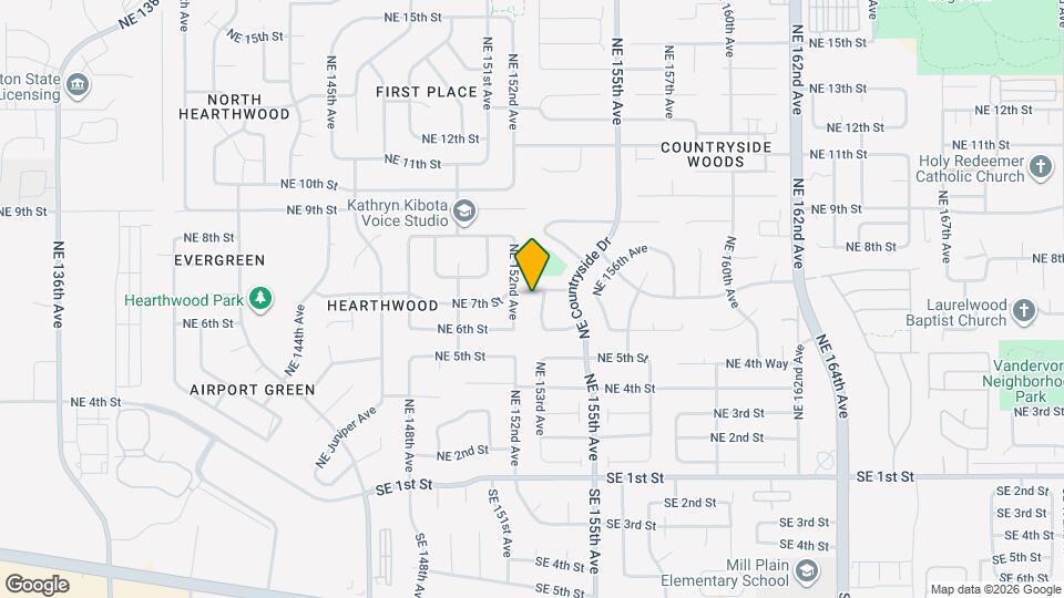 15215 NE 7th St Map and Location Details