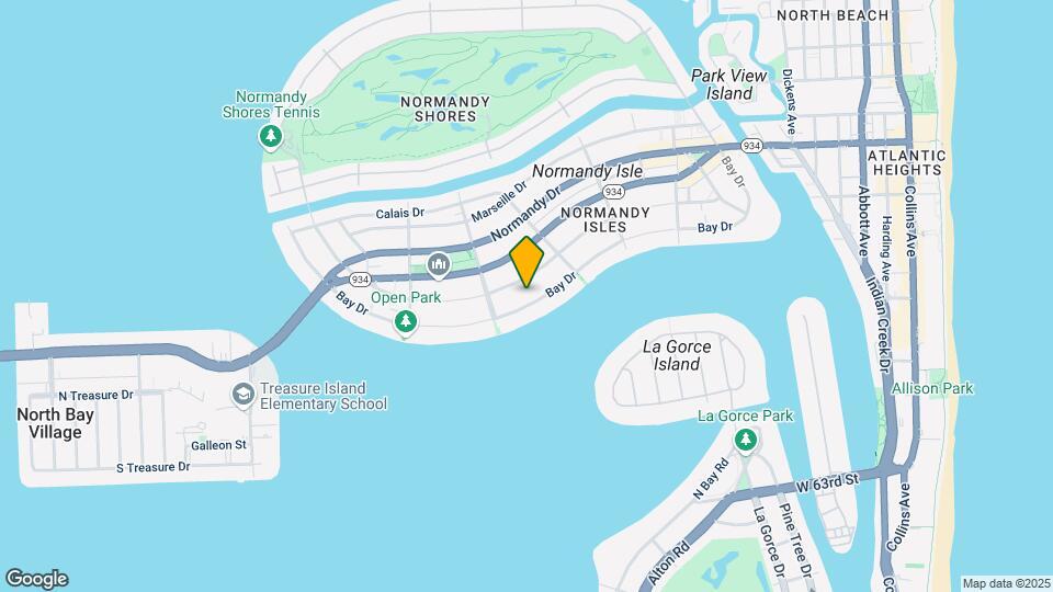 1615 Bay Dr Map and Location Details