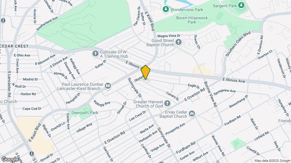 2631 Canary Dr Map and Location Details