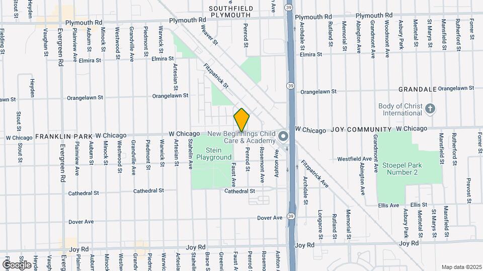 18417-18423 W Chicago St Mapa y Detalles de la Ubicación