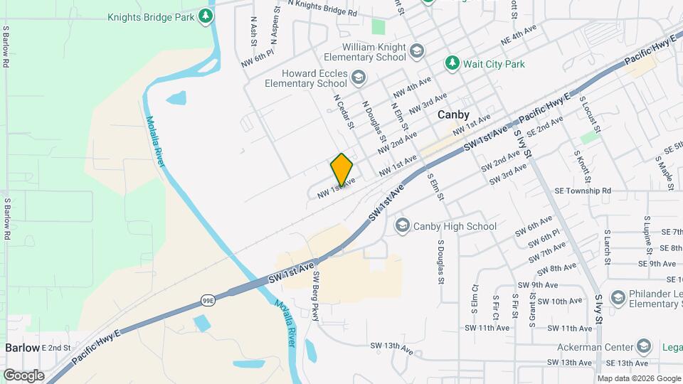 913 NW 1st Ave Map and Location Details