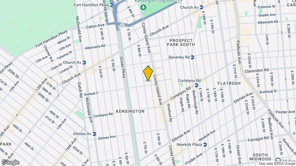 813 Avenue C Mapa y Detalles de la Ubicación