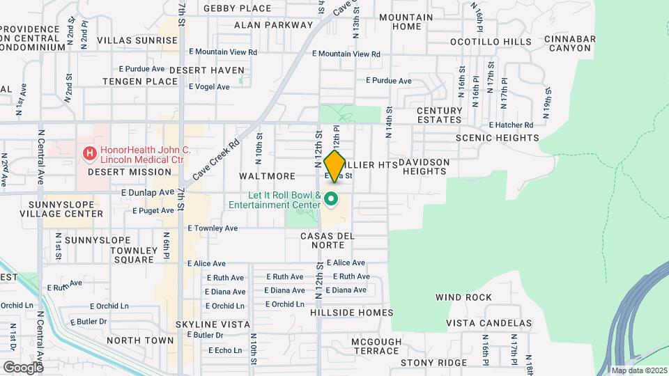 1224 E Dunlap Ave Map and Location Details