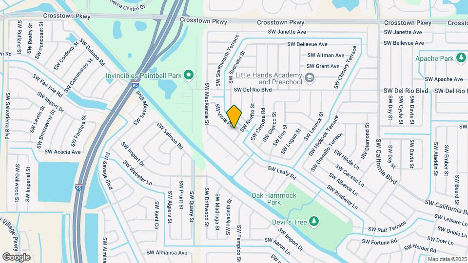 2108 SW Vista Rd Map and Location Details