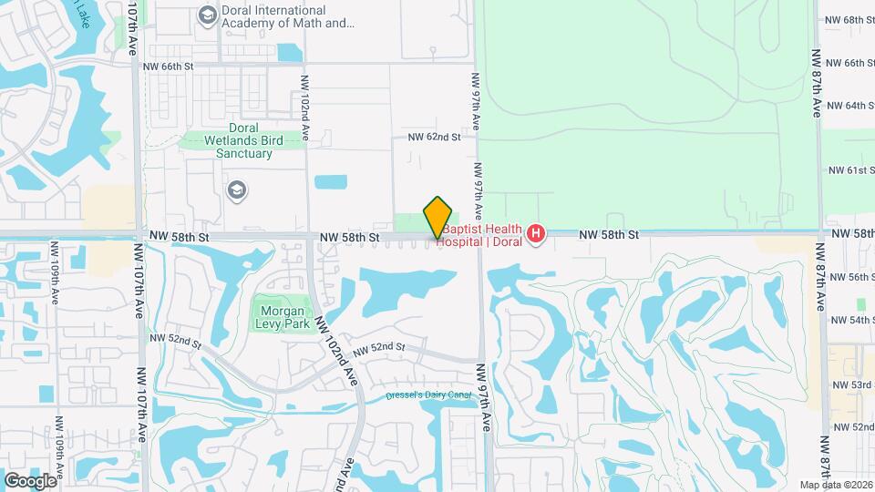 5758 NW 97th Pl Map and Location Details