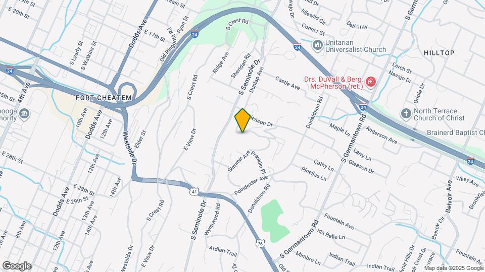 709 Summit Ave Map and Location Details