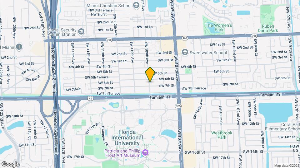 10899 SW 7th Ter Mapa y Detalles de la Ubicación