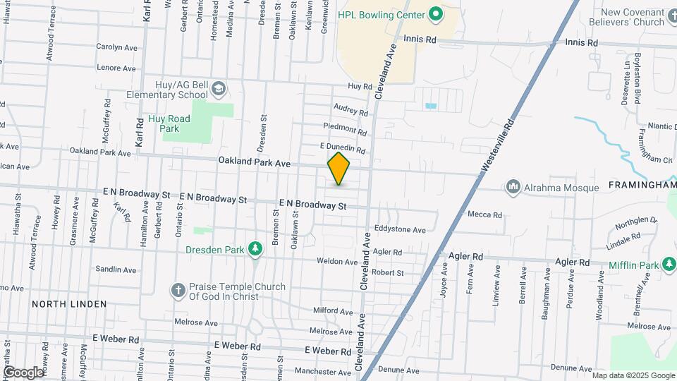 1753 E Kenworth Rd Map and Location Details