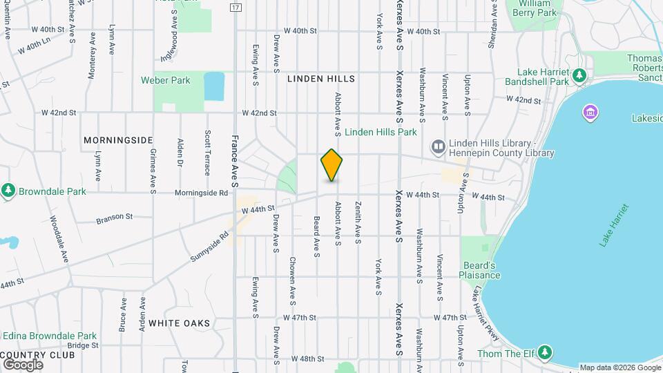 4348 Abbott Ave S Mapa y Detalles de la Ubicación