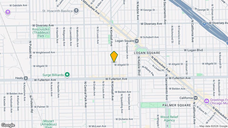 2501 N Kimball Ave, Unit G Mapa y Detalles de la Ubicación