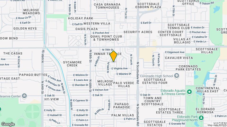 6926 E Windsor Ave Map and Location Details