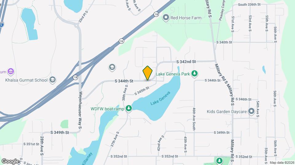 4005 S 344th St Map and Location Details