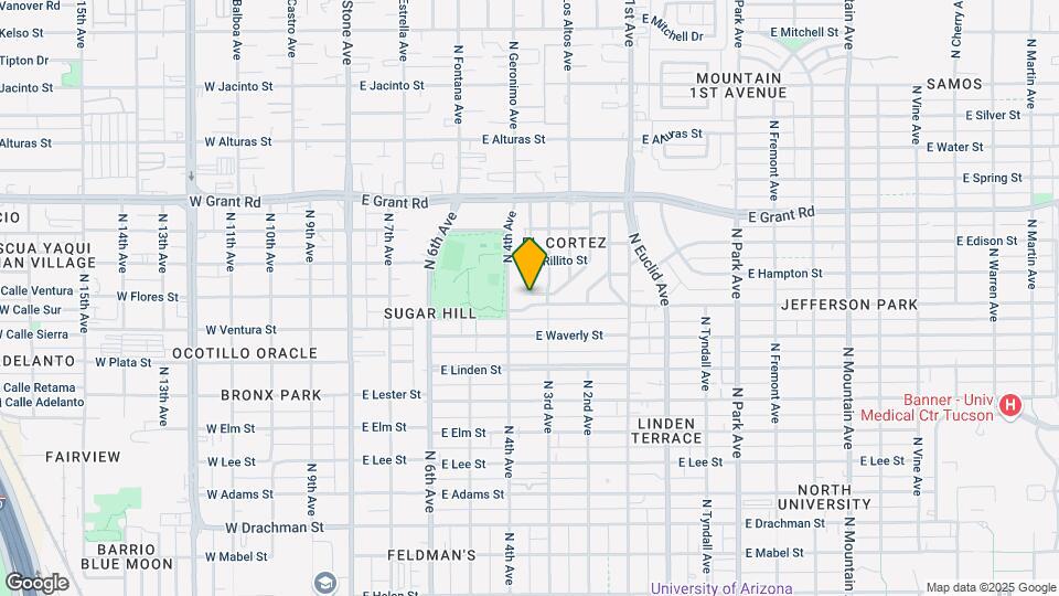 420 E Flores St Map and Location Details