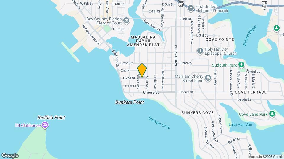 308 E 2nd St Map and Location Details