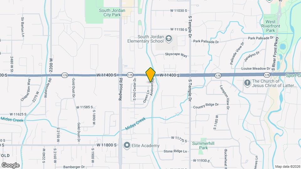 1502 W Sparta Way Map and Location Details