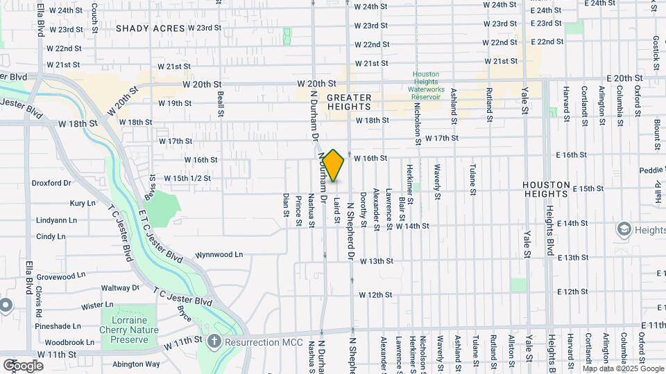 1507 Laird St Mapa y Detalles de la Ubicación