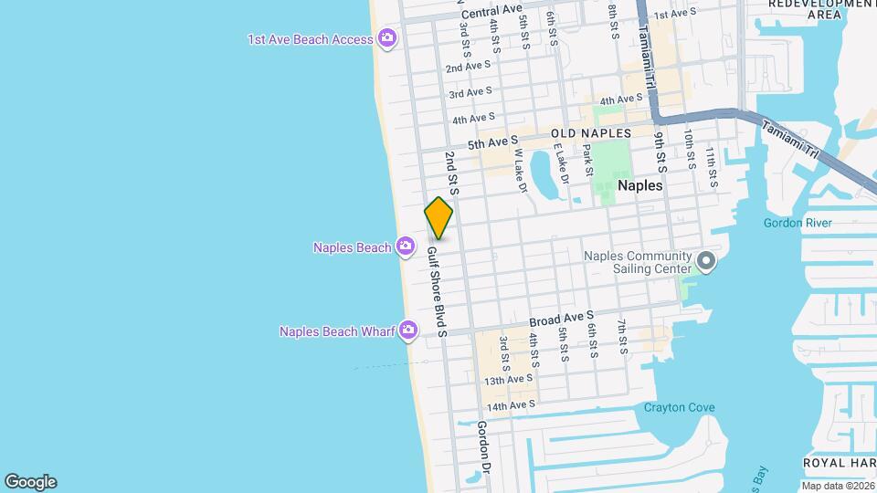 875 Gulf Shore Blvd S Map and Location Details