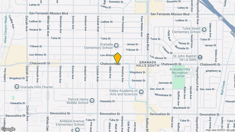 17158 Chatsworth St, Unit 3 Map and Location Details