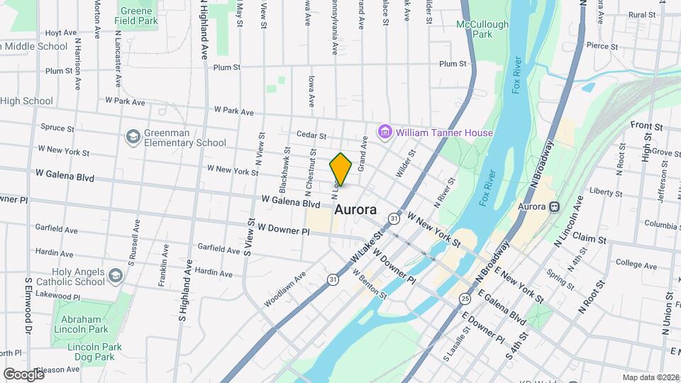 21 N Locust St, Unit 1 Mapa y Detalles de la Ubicación