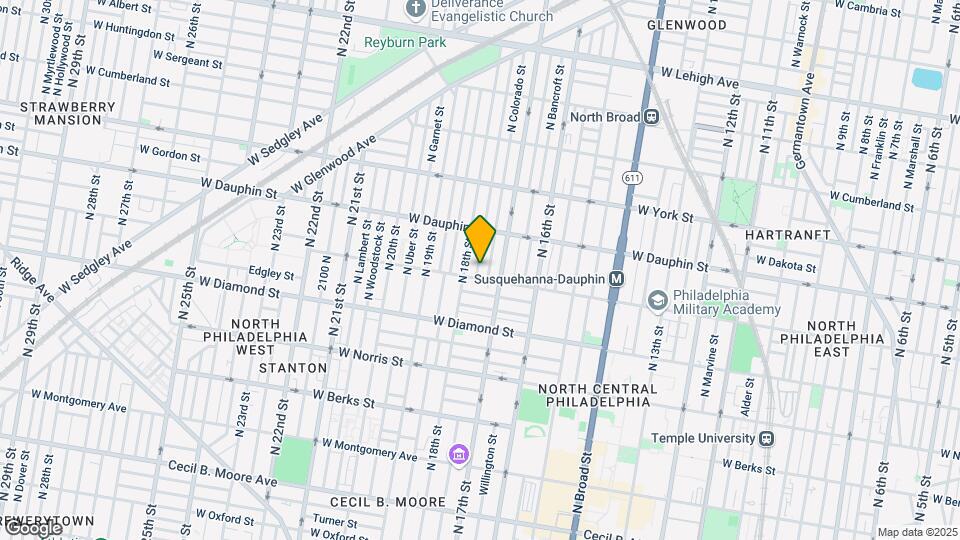 2211 N Bouvier St Map and Location Details
