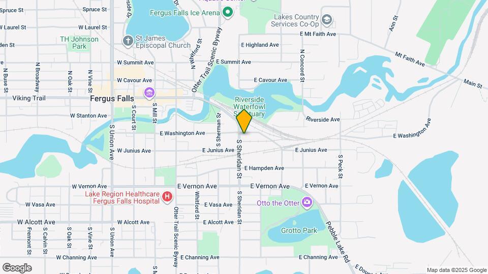 504 E Washington Ave Map and Location Details