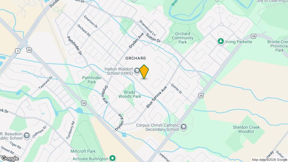 2169 Orchard Rd Map and Location Details